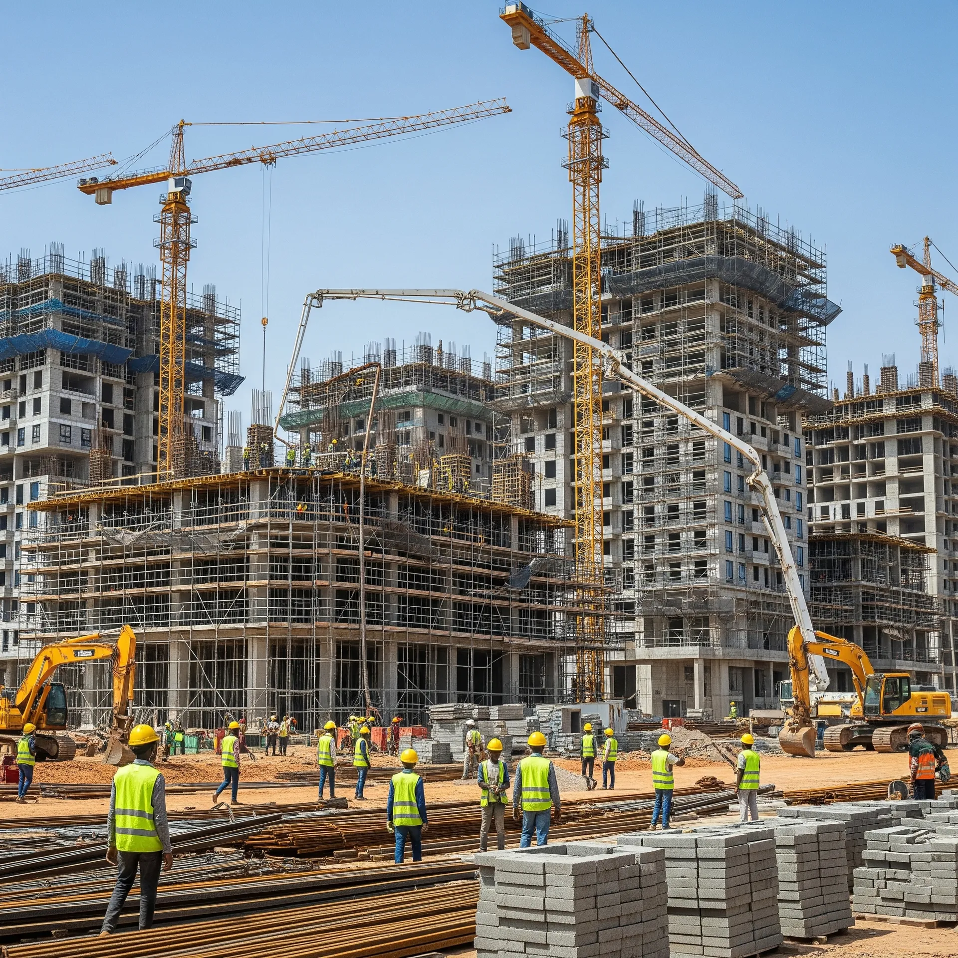 Chantier de construction industrielle EFMI-GROUPE