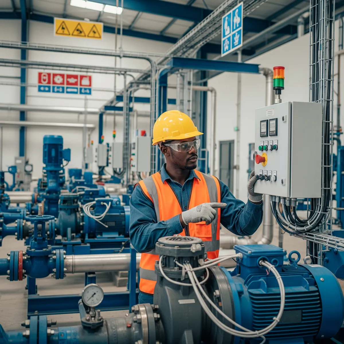 Ingénieur EFMI-GROUPE inspectant des équipements industriels